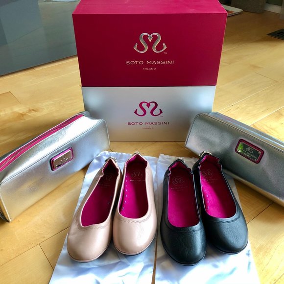 BNIB Soto Massini Nude Ballet Flats - Picture 8 of 9